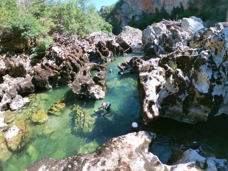 Canyoning à Millau dans les Gorges du Tarn avec moniteur