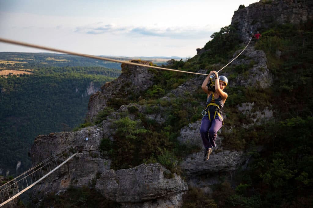 Tyrolienne Via ferrata Boffi